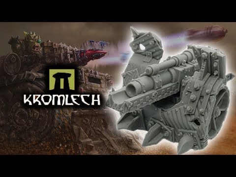 Kromlech Orky Mek Gunz  & Imperial Tabletop Terrain Bits: Unbox & Build