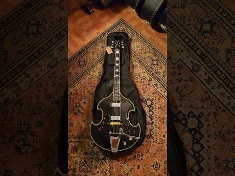1967 Firstman Liverpool Special Black w/ Gigbag | Teisco-Made, Hollow Body, Japan Vintage image 26