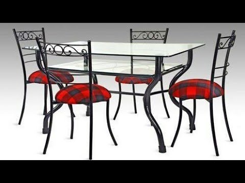 Iron dinning table set design ideas