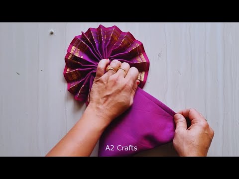 Quick and Easy Varamahalakshmi Kalash Alankara with Blouse Piece