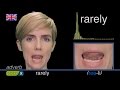 How To Pronounce RARELY - American vs British Pronunciation - Difficult Words To Pronounce