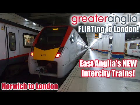 Greater Anglia FLIRT Review! East Anglia's NEW Intercity Trains!