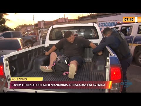 Jovem é conduzido a Delegacia por fazer manobras arriscadas no trânsito na zona norte 19 05 2021