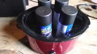 preview picture of video 'How to spray plasti dip smoother in cold weather by keeping it warm'