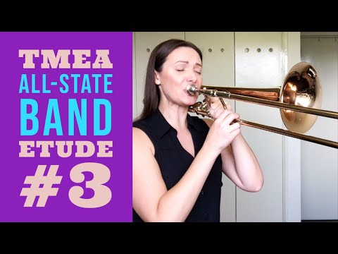 TMEA 2020-2021 ALL-STATE TENOR TROMBONE ETUDE #3 // Voxman pg. 25 // Bohme Bb minor - Allegretto