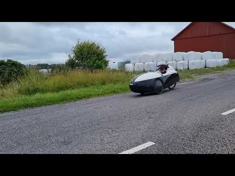 Swedish Velomobile Tour 21 Strada Downhill
