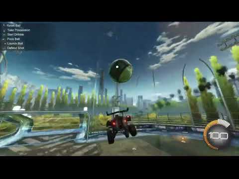 Scoring a triple flip reset with no bounce