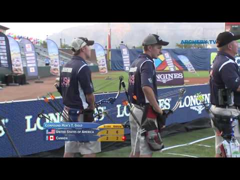 USA v Canada – compound men's team gold | Ogden 2010 Archery World Cup S3