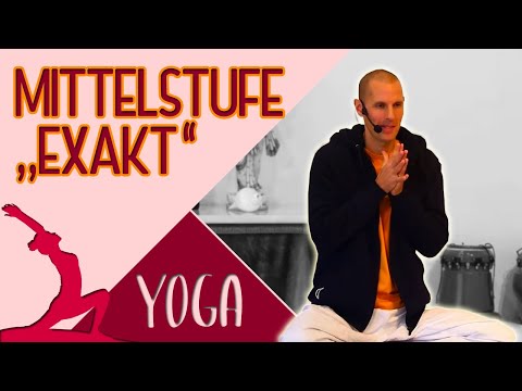 Yogastunde "Exakt" mit Ravi - Yoga Vidya Mittelstufe Live - 09:15 Uhr 09.01.2021