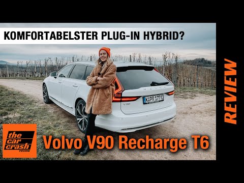Volvo V90 Recharge T6 AWD (2021) 🇸🇪 Schwedens komfortabelster Plug-in Hybrid? Fahrbericht | Review