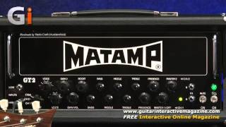 Video thumbnail for Matamp GT2 Review By Tom Quayle - Featured in Guitar Interactive Magazine Issue 21 by Guitar Interactive Magazine