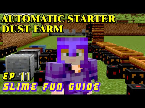 SlimeFun Tutorial in hindi (Ep 11) :- Automatic starter dust farm | #slimefun #minecrafttutorial