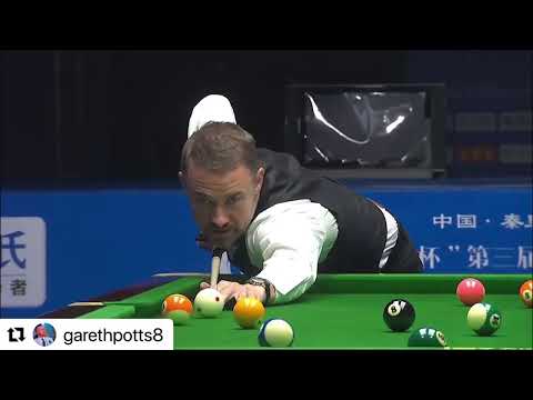 Stephen Hendry X Gareth Potts jogando Pool Chinês (Bilhar)