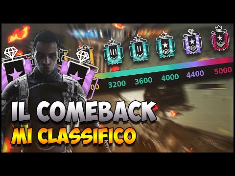 TOXIC PLAYER in RANKED: Mi CLASSIFICO con IL COMEBACK!! | Rainbow Six: Siege ITA