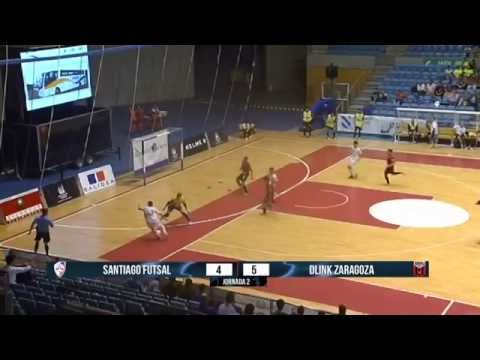 Jornada 2 Santiago Futsal Vs DLink Zaragoza okok