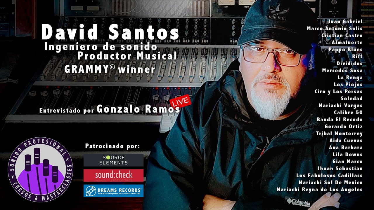 David Santos entrevistado por Gonzalo Ramos - Estudios de grabación
