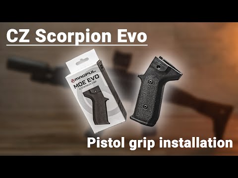 How to install a pistol grip on a CZ Scorpion Evo | CZ Parts