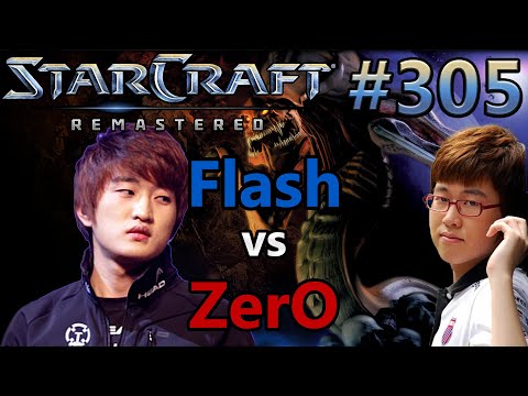 Flash (T) vs ZerO (Z) - 2016 - StarCraft: Remastered - Replay-Cast #305 [Deutsch]