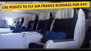 Booking $54 Air France Business Class With Points // Maximizing Delta Skymiles!