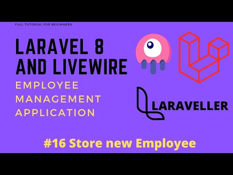 01 Laravel Livewire Tutorial Employees Management Project Setup Application