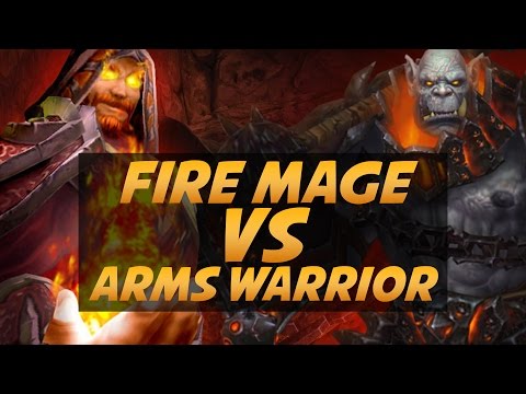Fire Mage vs Arms Warrior Duels - Legion PvP