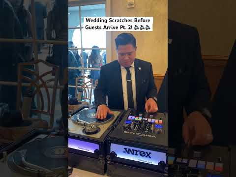 Wedding Scratches Before Guests Arrive Pt. 2! #scratch #dj #djing #pioneerdj #turntablist #wedding