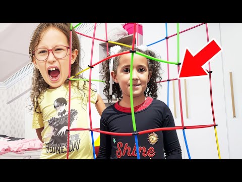 BANU ALYA SHATTERED THE ROOM, BAHAR BECAME A POLICEMAN AND PUT BANU ALYA IN JAIL FOR A JOKE!!