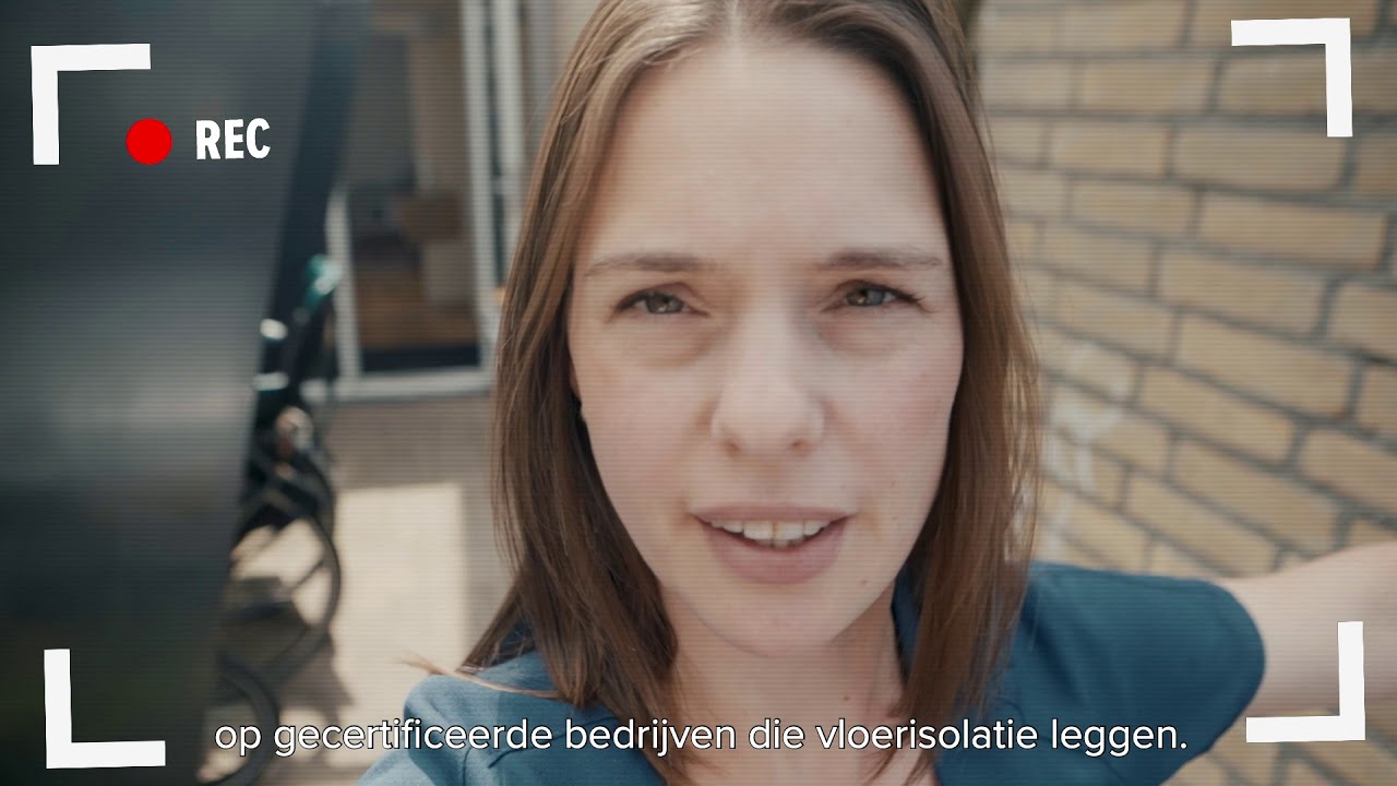 Hanneke isoleerde haar vloer