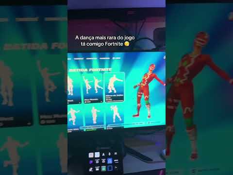 A dança mais rara do jogo tá comigo Fortnite 😮‍💨