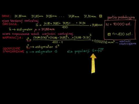 Estymatory obciążone i nieobciążone i odchylenie standardowe dla próby