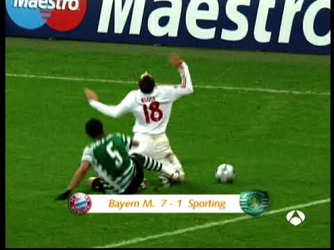 Bayern Munich 7 1 Sporting Lisboa - Champions League 2008-09