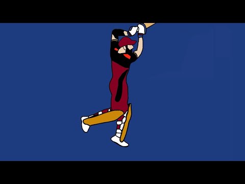 Virat Kohli’s Lofted Drive Shot Animation | Virat Kohli | RCB | IPL | King Kohli | Cricket Animation