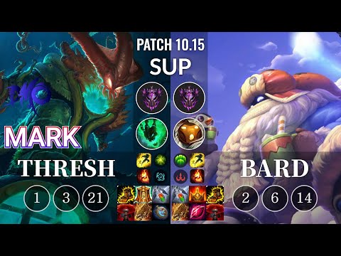 DMO Mark Thresh vs Bard Sup - KR Patch 10.15