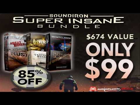 85% Off Soundiron Super Insane Bundle! -Valued at $674 -Now only $99