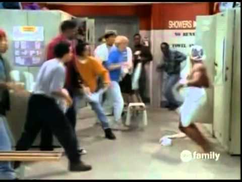 Steve Urkel Towel Fight Scene