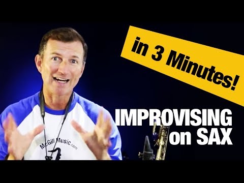 How to improvise on saxophone in 3 minutes
