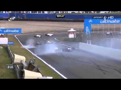 Formel 3 - Zandvoort 2012 Tom Blomqvist & Michael Lewis Big Crash