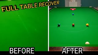 Snooker Table New Cloth | Snooker Table