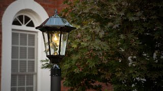 Watch A Video About the Windsor Morph Black Solar LED Outdoor Post Light
