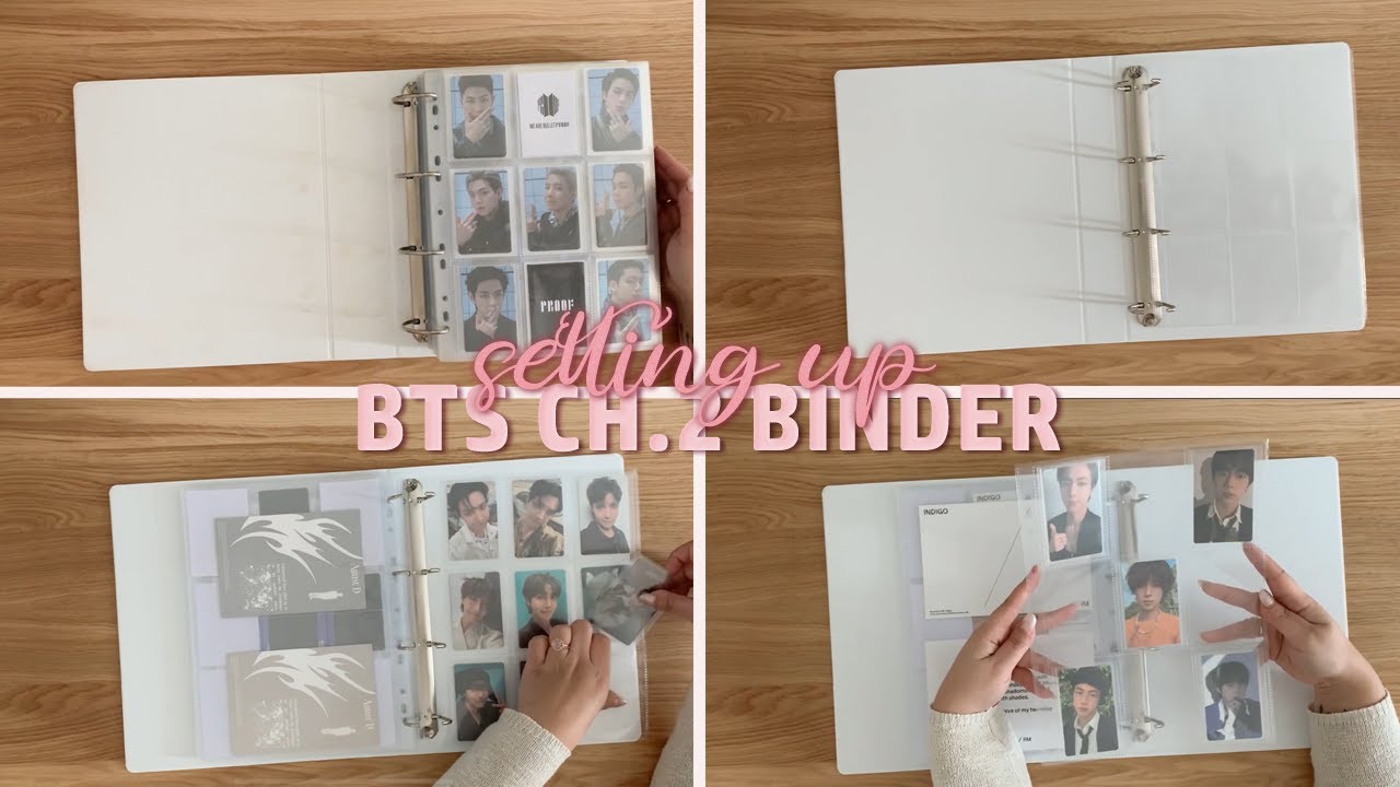 ⟡ setting up bts chapter 2 binder ⟡ solo albums