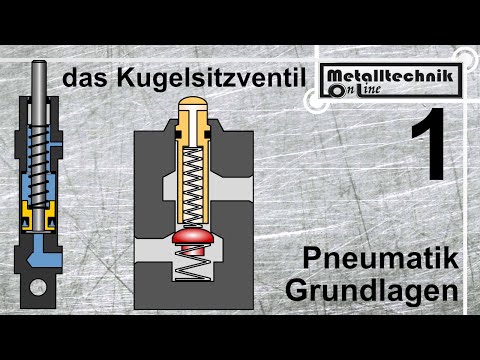Pneumatics Basics: Valves Part 1 - Construction of the Ball Seat Valve