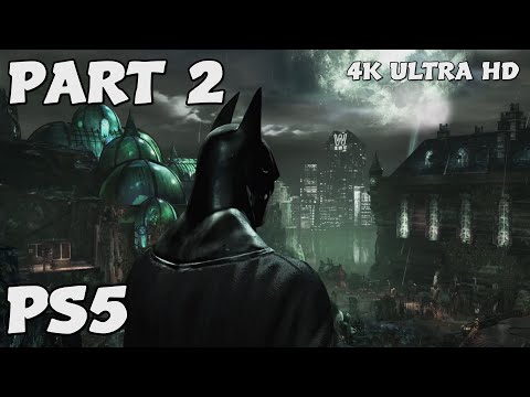 BATMAN Return to Arkham Asylum PS5 4K Walkthrough Gameplay PART 2 No Commentary