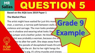 Grade 9 Descriptive Writing Example and Method (Mr Salles)