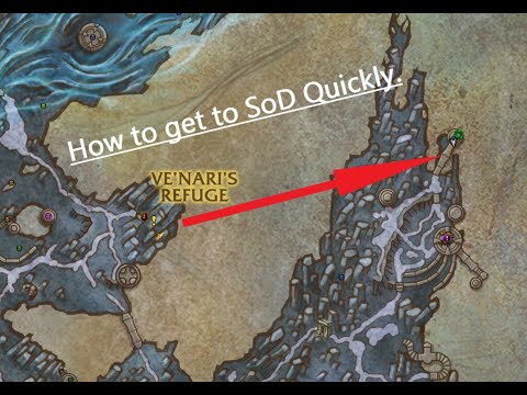 How to get to Sanctum of Domination from Ve'nari's Refuge.