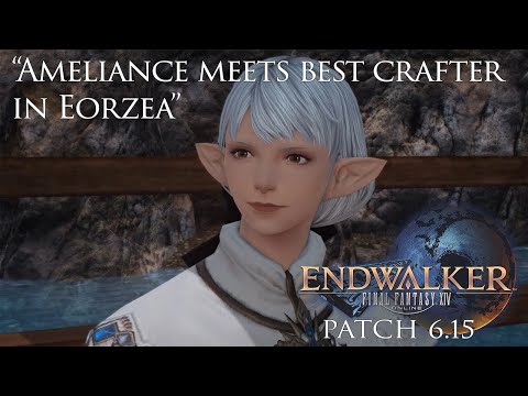 [FFXIV patch 6.15] Ameliance meets my crafter, and I can't take it seriously 🤣 -MINOR SPOILER-
