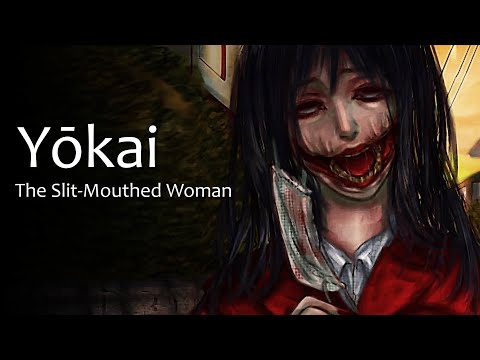 Yokai: Monsters of Japan - The Slit-Mouthed Woman | Kuchisake Onna | 妖怪 - 口裂け女