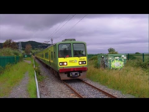 Dart train number 8640 - Southbound to Greystones, Wicklow