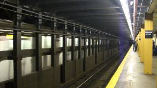 preview picture of video 'IRT Eastern Parkway Line: R142A 4 Train at Kingston Ave (Manhattan Bound)'