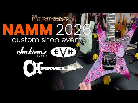NAMM 2026 Charvel, Jackson & EVH Custom Shop Event - Walkthrough with The Music Zoo!