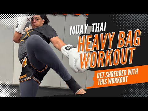 Train like a fighter - 30 minutes Muay Thai heavy bag workout